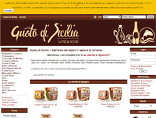 Tablet Screenshot of gustodisicilia.com